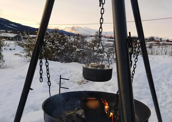 Mountain With Wood-fired Sauna And A View Golsfjellet